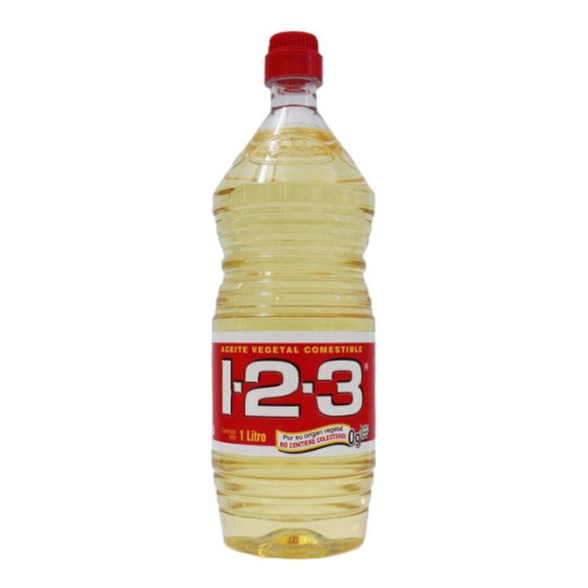 Aceite 1-2-3 Cocinar 1 Litro 123 Vegetable Cooking Oil 1 L Liter